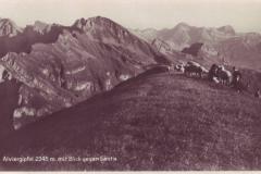 Auf dem Alviergipfel, Poststempel vom 21.07.1929. Aufnahme und Verlag von R. Kopieczek, Romanshorn