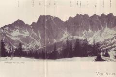 Die Alvierkette vom Älplikopf 1645m, westlicher Teil. Aufnahme von J. Knecht, Flums, am 08.04.1894