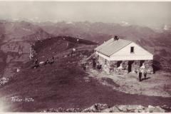 Alvierhütte, Poststempel vom 07.08.1939. Aufnahme und Verlag von Kurt Buchmann, Buchs