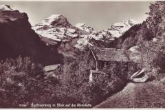 Buchserberg mit Blick auf die Alvierkette, Poststempel vom 28.07.1937. Aufnahme und Verlag von Hans Gross, St. Gallen, Nr. 11359