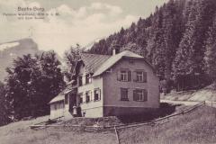 Buchserberg: Pension Waldrand. Poststempel vom 17.07.1916. Postkartenverlag Christian Tischhauser, Buchs, Nr. 1034