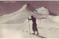 Im Winter in der Glanna mit Faulfirst, Poststempel vom 16.04.1939