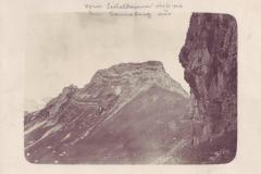 Gamsberg: Blick zum Sichelchamm, Poststempel vom 10.09.1913
