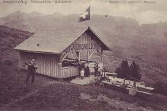 Rätikonblick auf dem Staudenerberg, Poststempel vom 27.10.1911