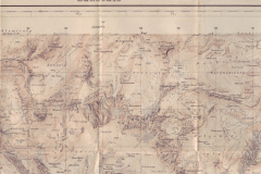 Topographischer Atlas der Schweiz (Siegfriedatlas): Blatt Nr. 256 Berschis, 1:25.000, Aufnahme 1891 von Simon Simon (1857-1925), Nachträge bis 1906, Ausschnitt Gamsberg und Faulfirst