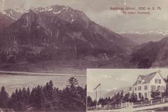 Kurhaus Alvier mit Aussicht, Poststempel vom 19.08.1912. Aufnahme und Verlag von Andreas Hane, Rorschach