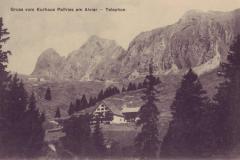 Palfries mit Alvier, Poststempel vom 10.08.1913. Aufnahme und Verlag von Andreas Hane, Rorschach