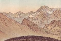 Alvierpanorama von S. Simon 1879: Ausschnitt Wildhauser Schafberg