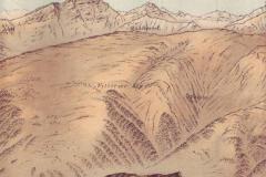 Alvierpanorama von S. Simon 1879: Ausschnitt Calanda