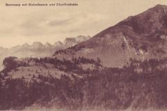 Sennisalp mit Sichelchamm und Churfirsten um 1920
