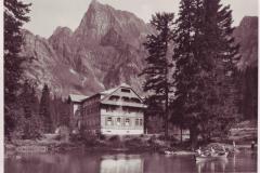 Kurhaus Sennisalp mit Gamsberg, Poststempel vom 25.07.1938. Aufnahme von Edmund Labhart, Zürich