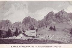 Kurhaus Strahlrüfe-Palfries (Stralrüfi), Poststempel vom 09.04.1912