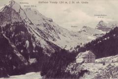 Kurhaus Voralp im Jahr 1908. Verlag W. Schertenleib, Grabs