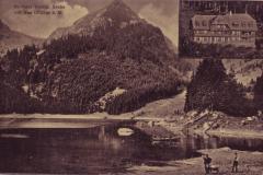 Kurhaus Voralp mit See, Poststempel vom 17.07.1911. Aufnahme und Verlag von Andreas Hane, Rorschach