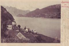 Quinten am Walensee, Poststempel vom 16.08.1905. Postkartenverlag Christian Tischhauser, Buchs SG, Nr. 541