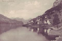 Quinten am Walensee, Poststempel vom 05.06.1913. Postkartenverlag Christian Tischhauser, Buchs SG, Nr. 1029