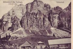 Molkenkurort Alp Tschingla 1536m, Poststempel vom 13.08.1910. Aufnahme und Verlag von J. Stadlinger, Flums, Nr. 180