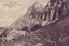 Molkenkurort Alp Tschingla 1536m, Poststempel vom 12.08.1911. Aufnahme und Verlag von J. Stadlinger, Flums, Nr. 181