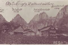 Alp Tschingla, Poststempel vom 09.08.1918