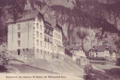 Sanatorium des Kantons St. Gallen auf Walenstadtberg, Poststempel vom 28.05.1910. Verlag Trümpi-Knobel, Glarus