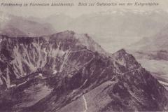 Alpspitz und Gafleispitz vom Kuegrat, Poststempel vom 09.10.1909. Postkartenverlag Christian Tischhauser, Buchs, Nr. 817
