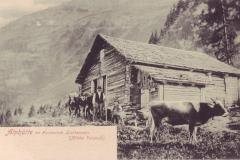 Alphütte Mittlervalorsch um 1905