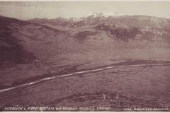 Ausblick vom Fürstensteig ob Gaflei um 1930. Aufnahme und Verlag von Risch-Lau, Bregenz, Nr. 1086