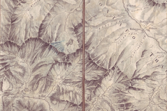 Atlas suisse 1798 von Johann Rudolf Meyer (1739-1813) und Johann Heinrich Weiss (1759-1826), Partie des Grisons, du haut Rheinthal et ses Frontieres au Gouvernement d'Arlberg et Tyrol, Ausschnitt Rätikon
