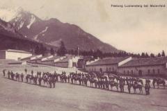 Festung St. Luzisteig, Poststempel vom 23.04.1917. Verlag Gebrüder Fetzer, Ragaz