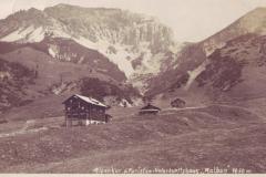 Alpenkur- und Touristen-Unterkunftshaus Malbun, Poststempel vom 14.07.1927. Aufnahme und Verlag von Julius Buchmann, Grabs