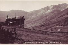 Alpenkur- und Touristen-Unterkunftshaus Malbun, Poststempel vom 15.07.1929. Aufnahme und Verlag von Julius Buchmann, Grabs