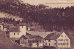 Alpen-Kurhaus Masescha, Poststempel vom 05.10.1919. Verlag J. Amann, Rankweil und Vaduz