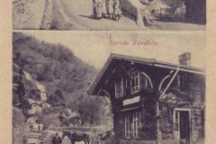 Gruss aus Seewis: Kurhaus Seewis, Bahnhof in Pardisla. Poststempel vom 29.08.1901