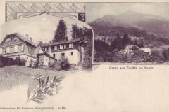 Gruss aus Fadära bei Seewis um 1910. Postkartenverlag Christian Tischhauser, Buchs, Nr. 683