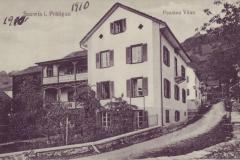 Pension Vilan in Seewis um 1910. Postkartenverlag Christian Tischhauser, Buchs, Nr. 853