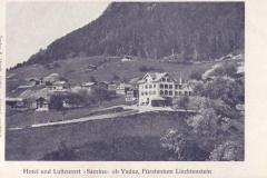 Hotel und Luftkurort Samina, Triesenberg, um 1900. Verlag Rudolf Ospelt, Vaduz
