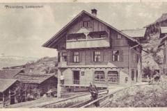 Postbureau in Triesenberg, Poststempel vom 26.07.1922. Verlag Arnold Gassner