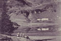 Alp Seeben mit Sächsmoor, Poststempel von 1906. Unbekannter Fotograf