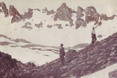 Von der Lasaalp zum Pizol: Blick von der Wildseelücke im Juni 1913. Unbekannter Fotograf