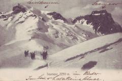 Sächsmoor 2230m (früher Sexmoor), Poststempel vom 25.08.1908. Aufnahme und Verlag von J. Stadlinger, Flums, Nr. 84