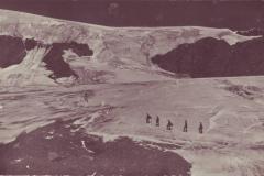 Sardonagletscher um 1920. Aufnahme von Friedrich Wilhelm Sprecher, Vättis