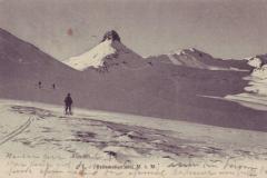 Auf Skiern zum Spitzmeilen, Poststempel vom 15.08.1905. Unbekannter Fotograf