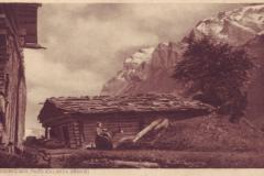 Kunkelspass mit Calanda um 1920. Unbekannter Fotograf