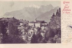 Dorf Pfäfers, Poststempel vom 09.09.1903. Postkartenverlag Christian Tischhauser, Buchs, Nr. 566