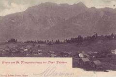 St. Margrethenberg bei Dorf Pfäfers, Poststempel vom 25.06.1903. Aufnahme und Verlag von Johann Fetzer, Ragaz