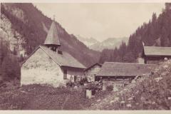 St. Martin im Calfeisental, Poststempel vom 02.08.1935. Aufnahme von Friedrich Wilhelm Sprecher, Vättis