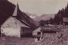 St. Martin im Calfeisental um 1920. Aufnahme von Friedrich Wilhelm Sprecher, Vättis