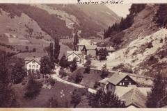 Vadura (960m) im Taminatal, Poststempel vom 22.05.1934. Aufnahme von Friedrich Wilhelm Sprecher, Vättis