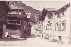 Vättis mit Gasthof zur Tamina, Poststempel vom 17.08.1937. Aufnahme von Friedrich Wilhelm Sprecher, Vättis
