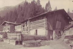 Vättis um 1925. Aufnahme von Friedrich Wilhelm Sprecher, Vättis